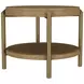 Arini Sand Wash Round End Table