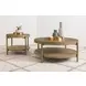 Arini Sand Wash Round End Table