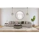 Arini Black and Aged Brass Round Coffee Table