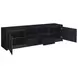 Winfield Black 78" 2 Door TV Stand