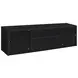 Winfield Black 78" 2 Door TV Stand
