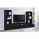Winfield Black 78" 2 Door TV Stand