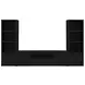 Winfield Black 78" 2 Door TV Stand