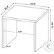 Knapp Black Square End Table