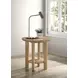 Ottowa Washed Oak Round End Table