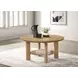 Ottowa Washed Oak Round Cocktail Table