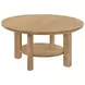 Ottowa Washed Oak Round Cocktail Table