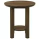 Ottowa Brown Round End Table