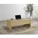 Canoga Light Oak Rectangular Lift Top Occasional Table Set
