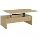 Canoga Light Oak Rectangular Lift Top Occasional Table Set