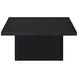 Devar Black Square Coffee Table