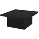 Devar Black Square Coffee Table