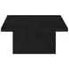 Devar Black Square Coffee Table
