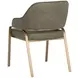 Malachi Ivanhoe Pine Upholstered Dining Arm Chair