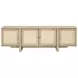 Kailani Beige Oak 79" TV Stand with 4 Doors