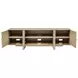 Kailani Beige Oak 79" TV Stand with 4 Doors