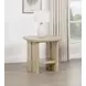 Kailani Beige Oak Square End Table