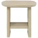 Kailani Beige Oak Square End Table