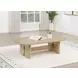 Kailani Beige Oak Rectangular Coffee Table