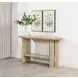 Kailani Beige Oak Rectangular Sofa Table