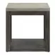 Piedmont Charcoal and Ash Rectangular End Table