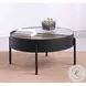 Ozella Sandy Black Round Occasional Table Set