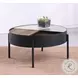 Ozella Sandy Black Round Occasional Table Set