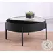 Ozella Sandy Black Round Occasional Table Set