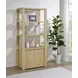 Laurelton Light Oak Media Tower with 2 Doors