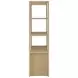 Laurelton Light Oak Media Tower with 2 Doors