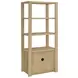 Laurelton Light Oak Media Tower with 2 Doors