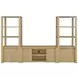 Laurelton Light Oak Media Tower with 2 Doors
