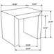 Odilia Auburn End Table