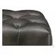 Trix Ash Leather Upholstered Rectangular Ottoman
