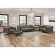 Trix Ash Leather Upholstered Rectangular Ottoman