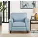 Wendover Spa Blue Top Grain Leather Chair