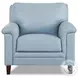 Wendover Spa Blue Top Grain Leather Chair