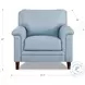 Wendover Spa Blue Top Grain Leather Chair