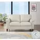 Wendover Vanilla Top Grain Leather Loveseat