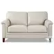 Wendover Vanilla Top Grain Leather Loveseat