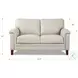 Wendover Vanilla Top Grain Leather Loveseat