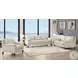Wendover Vanilla Leather Upholstered Accent Chair