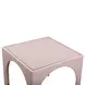 Tomlin Light Pink Performance Chenille Upholstered Game Table and Ottoman Set