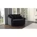 Matty Ebony 57" Cuddle Chaise