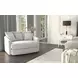 Matty White 57" Cuddle Chaise