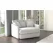 Matty White 57" Cuddle Chaise