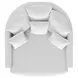 Matty White 57" Cuddle Chaise