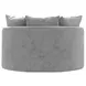 Matty Pewter 57" Cuddle Chaise