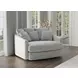 Matty Pewter 57" Cuddle Chaise