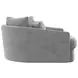 Matty Pewter 57" Cuddle Chaise